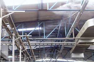 Cubre toda la nave industrial